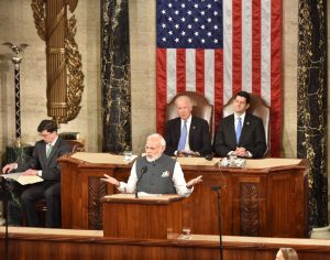 Prime Minister  Narendra Modi addressing 