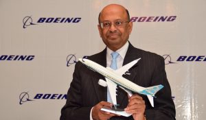 Dr. Dinesh Keskar, Senior Vice President, Asia Pacific and India Sales, Boeing Commercial Airplanes presenting 2016 India Current Market Outlook and State of Indian Aviation in New Delhi