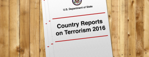Country Reports on Terrorism 2016 by US Department of State released recently.