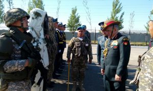 Gen Bipin Rawat visiting 36 Air Assault Brigade.