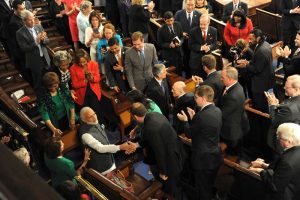 Narendra Modi meeting the US Congress members