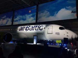 Bombardier deliver first CS399 Aircraft to airBaltic...