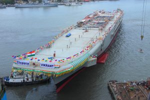 INS Vikrant made by Kochy Shipyard Limited in Kochy