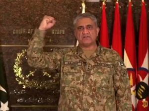 Pakistan's Army Chief Gen Qamar Javed Bajwa in a position of strength and determination after taking over as Chief of Pakistan Army