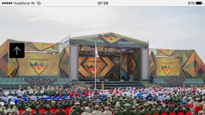 A house full audience at the inaugural ceremony of International Army Games 2017 in Russia