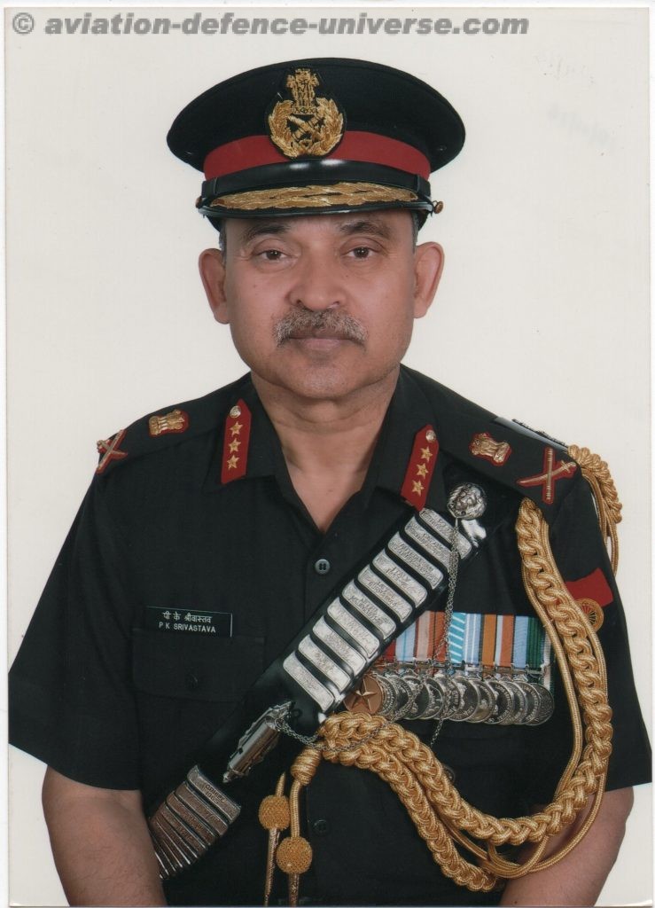 Director General Artillery of the Indian Army Lt. General PK Srivastava, VSM