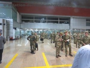 UK Army personnel landed at Jaipur