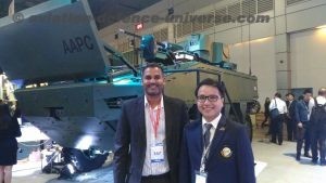 ADU Suresh Somu with Dr Artit Ridluan, Director of Military Vehicle, DTI