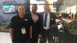 Suresh Somu with SAAB team, Ake Soderlindh after an hands-on the RBS 70 NG