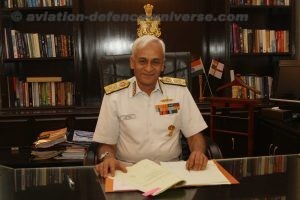 Chief of the Naval Staff, Admiral Sunil Lanba,
