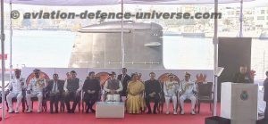 first Indian made Scorpene class submarine INS Kalvari