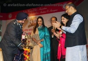 Chief of the Air Staff Air Chief Marshal BS Dhanoa lighting the lamp