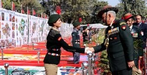 General Bipin Rawat Chief of Army Staff visited the NCC Republic Day Camp 2018