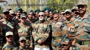 Prime Minister Narendra Modi wishes the soldiers on Army Day