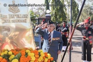 Wreath Laying by Padma Shri Lieutenant General MA Zaki (Retired).