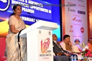 Minister of Defence Nirmala Sitharaman addressing the Day2 at the summit