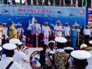 Admiral Joshi, the Lt Governor , CNS ,and the top brass of Tri Services Command and civil dignitaries