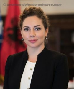 Olta Xhaçka  Defence Minister Albania