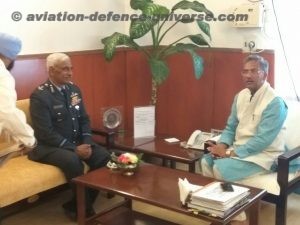 Air Command Called On Chief Minister Of Uttarakhand