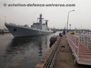 UMS King Sin Phyu Shin (Frigate) and UMS Inlay (Off-shore Patrol Vessel) arrived Visakhapatnam