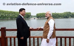 Prime Minister Narendra Modi and the President of the Peoples Republic of China, Xi Jinping