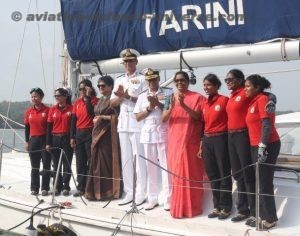 INSV TARINI COMPLETES HISTORIC CIRCUMNAVIGATION