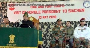 President Kovind visits Siachen