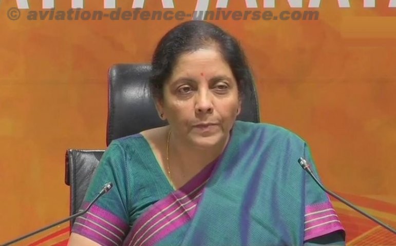 Minister of Defence Nirmala Sitharaman