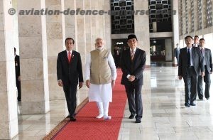 Mr. Joko Widodo visits Istiqlal Mosque, in Jakarta