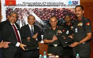 Indian Army signs MOU with State Bank