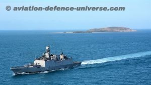 Indian Naval Ship Sahyadri in Darwin