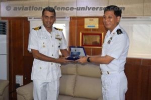 INS Khanjar visits Yangon, Myanmar