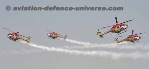 Sarang Helicopters performing