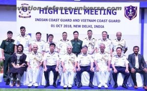 High Level Meeting between Coast Guards of India and Vietnam 
