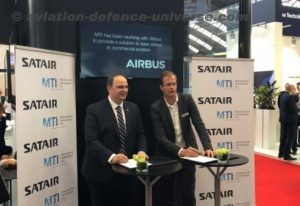 George Palikaras, CEO MTI and Bart Reijnen, CEO of Satair