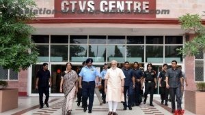 PM Modi visiting the ailing Marshal if the Indian Air Force