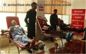 Blood Donation Camp in progress