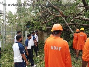 Indian Navy Rendering Assistance Post Cyclone Gaja
