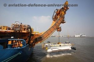 DSRV operation demonstration at the Naval Dockyard, Mumbai