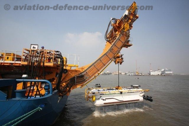 Deep sea submarine rescue system inducted into the Indian Navy