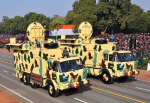 Transportable Satellite Terminal passes through the Rajpath