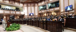 Narendra Modi addressing the Majlis, the Parliament of Maldives