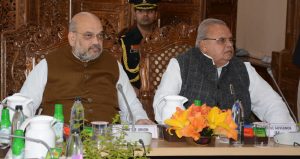 Amit Shah and the Governor of Jammu and Kashmir, Satya Pal Malik