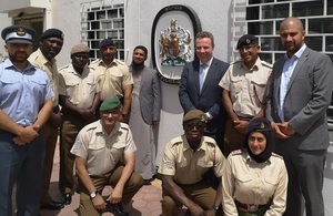 Serving Armed Forces personnel meet with British Consular Mr Seif Usher. MOD Crown Copyright 2019.