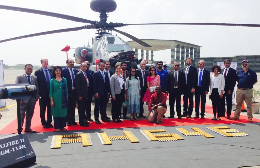 Team Boeing at the Apache handing ceremony in full strength at Pathankot Airforce Base