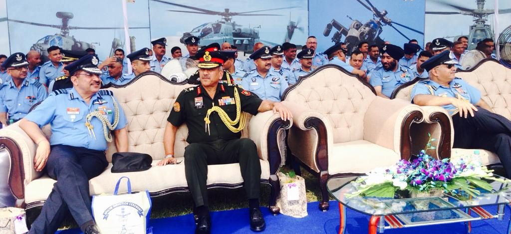 Lt Gen RP Singh Army Commander Western Command at Apache Induction in Pathnkot