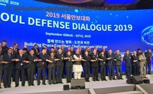 Defence Minister of India Rajnath Singh reiterated while addressing CEOs of Korean and Indian Defence Industries in Seoul