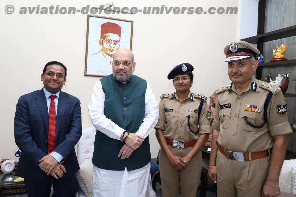 DIG ITBP Aparna Kumar called on the Hon'ble Union Home minister