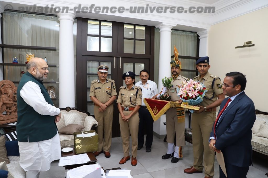 DIG ITBP Aparna Kumar called on the Hon'ble Union Home minister