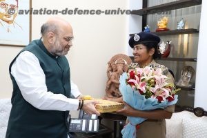 DIG ITBP Aparna Kumar called on the Hon'ble Union Home minister